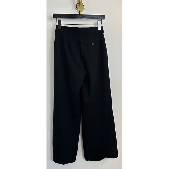 SPANX Smooth PerfectFit Ponte Wide Leg Pants in Classic Black Size X-Small - Picture 6 of 11